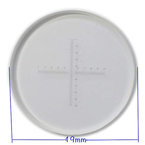 0.1mm High Precision Ocular Micrometer Microscope Calibration Ruler Slides