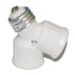 Maxxima Light Bulb Socket Splitter - 1-into-2 Converter for LED, CFL, Incandescent E26 and E27 Bulbs, 3 Pack