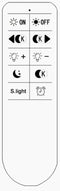 LOKUNM Remote Control for Spiral Floor Lamp