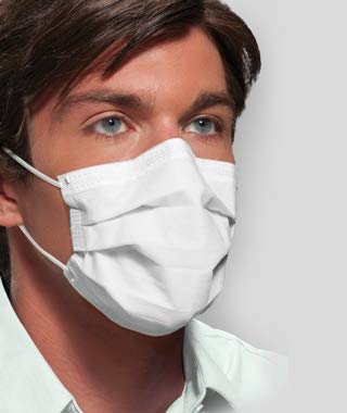 Crosstex 1 pack Securefit Ultra Sensitive Earloop Mask, , White GCFCXSSF