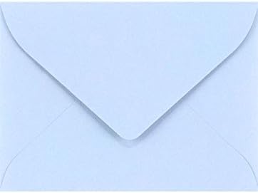 LUXPaper #17 Mini Envelopes | 2 11/16" x 3 11/16" | Baby Blue | 80lb. Text | 250 Qty