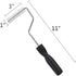 Odaa's Fiberglass Roller and Spline Roller with Wood Handle and Steel Wheels, Tools Kit Aluminum Alloy Bubble Roller kit Fiberglass Roller kit Bubble Roller Set for Tub Shower Bathtub Boat Repair