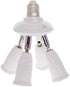 Wicocc E27 Socket To 3 4 5 E27 Adapter Bulb Lamp Holder Converters