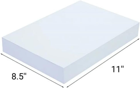 Generic 500 96 20 lb, 8.5 ''x11'' 500 1 Sheets Copier Paper, Premium Multipurpose Printer Paper Fax Photocopy Paper