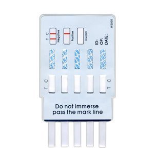 10 Panel Dip Drug Testing Kit, Test for 10 Different Drugs, 2 Pack