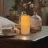 Waterproof Flameless Remote Control Candles, 2PACK (D3''*H5.5''), Battery Operated Flickering LED Pillar Candle