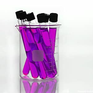 40pcs Glass Serological Test Tubes with Black Bakelite Screw Caps, 15ml 16x150mm, Borosilicate Glass