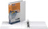 QuickFit View 3-Ring Binder, 1 1/2" Angle D-Rings, 50% Recycled, White