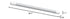 24in (1 Pack) GE LED HD+ Undercabinet Light Fixture, Linkable Integrated Slim Profile Fixture for Kitchens, Warm White