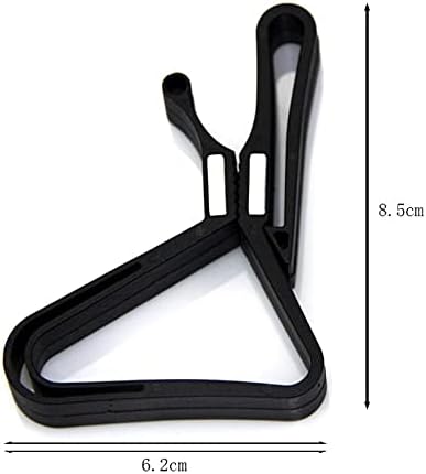 EarClip Universal Belt Clip for Ear Muffs - Neodymium Magnetic Closure - Fits Belts up to 2 Inches - Black