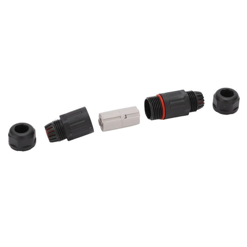 Chiffonade PA66 IP68 3-Core (16A 300V, 5115mm) Wire Connector Fire Retardant with Terminal Adapter for Outdoor Lighting