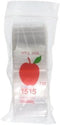 Apple Brand Bags 1515 (1.5" x 1.5") Clear Resealable 1000 2mil Baggies