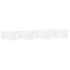 Unomor 4pcs Mask Holder Wall Mount Dispenser Glove and Mask Storage for