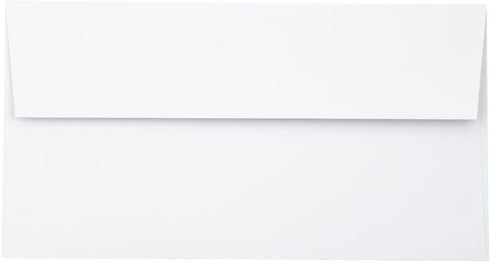 LUXPaper Photo Greeting Invitation Envelopes | 4 3/8" x 8 1/4" | 50 Qty, Bright White, 70lb. Text