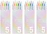Kaco 20 Pieces Gel Ink Pens, Black Refill, Quick Dry Ink, 0.5 mm Extra Fine Point Smooth Writing Pens