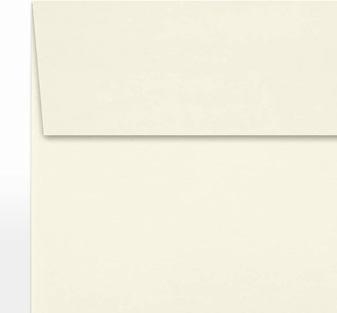 LUXPaper 5" x 5" Square Invitation Envelopes | Peel & Press | Natural | 30% Recycled | 80lb. Text | 50 Qty
