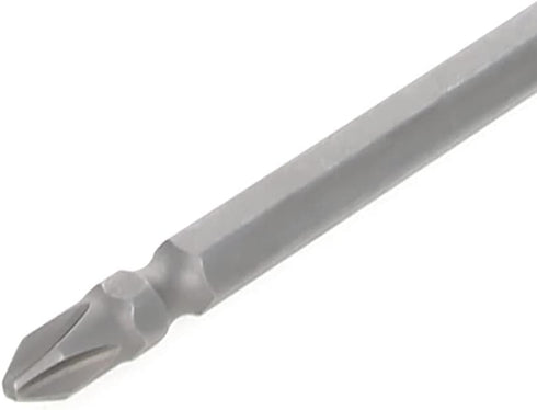 Auniwaig PH2/SL6 Double Ended Screwdriver Bits, 1/4 Inch Hex Shank, 5.91-Inch Length S2 Alloy Steel Drill Bits