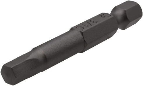 10Pcs 50mm 1/4 Inch Hex Shank S2 Steel Hex Screwdriver Head Allen Hand Held Wrench Drill Bit Set