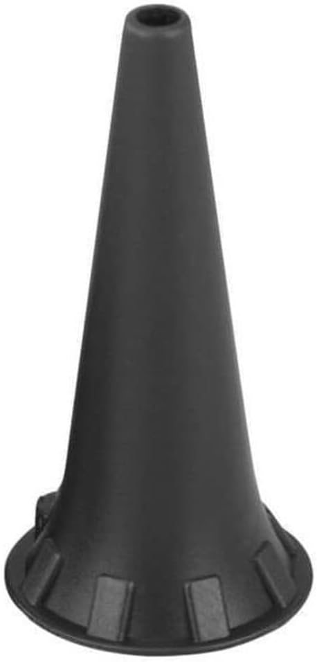 BV Medical Piccolight Pocket Otoscope, Disposable Ear Specula, 2.5 mm, Black, 100