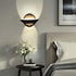 10W 4 Set YIFONTIN LED Wall Light Modern Bowl Sconce Up Down Moon Warm Lamp Pieces for Bedroom Living Room Porch Nook