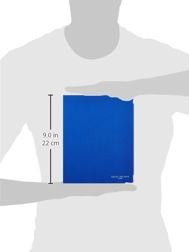 Kokuyo Color Palette Metal Round Ring Binder, A5-S, 20 Holes, Up to 100 Sheets, 5 Colorful Tab Dividers, Blue