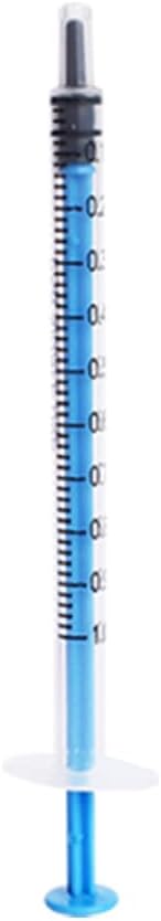 15 pcs 1ML/CC Plastic Syringe Disposable, Individual Sealed Wrap for Scientific Feeding