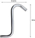 ZM 10-Inch "S" Shaped Shower Arm for Shower Head Extension with Flange