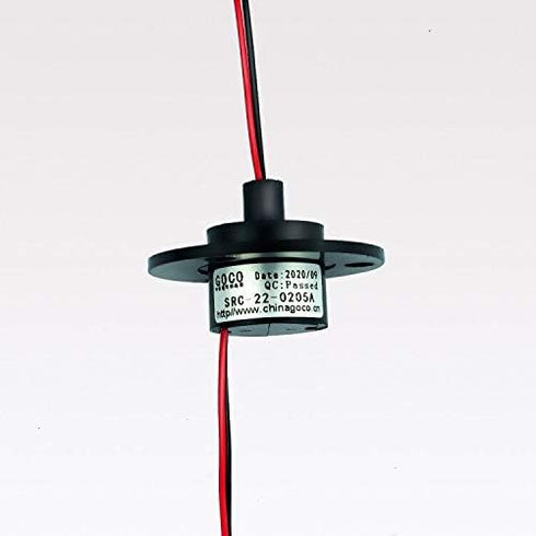 GCSLIPRING 2wire 5A Slipring Conductive Ring Collector Ring Rotating Electrical Contact