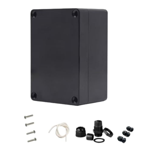 Project Box for Electronics - 2PCS Electrical Enclosure, Junction Box ABS Plastic Waterproof IP65 with 8 PCS M16 Glands