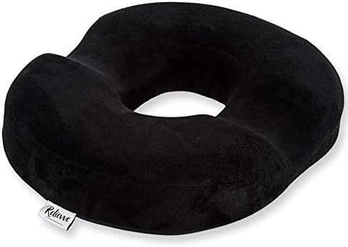 RELIEVVE Donut Pillow for Tailbone Pain Relief, Hemorrhoid Pillow Cushion for Hemorroid