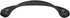 uxcell Cup Pulls, Carbon Steel Shell Pull Handles, Black for Dresser Kitchen Cabinet Drawer, 10 Pack