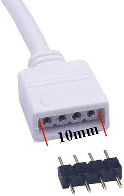 TronicsPros 4 2 1 2 5050 3528 2835 12inch, 1pc Pin RGB LED Strip Splitter Cable Way to Splitter Connector SMD RGB LED
