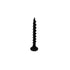 #6 x 1 Wood Screws 100PCS Coarse Thread Drywall Screws Flat Truss Head Self Tapping Screws Black Phosphate Coated Fast