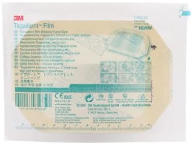 3M Tegaderm Transparent Dressing with Label 4" x 4 3/4" (10 x