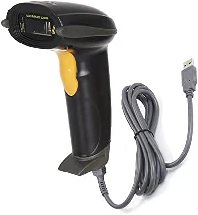 UNIDEEPLY 1D Wired Bar Code Scanners Readers for Computers PC, USB Cable Laser