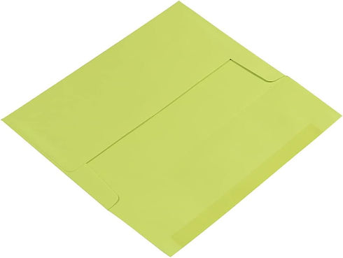 JAM PAPER A10 Colored Invitation Envelopes - 6 x 9 1/2 - Ultra Lime Green - 50/Pack
