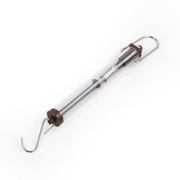 Newton Force Meter Spring Scale, Max Capacity 1000g/10N, Dual Scale Labeled Brown Scale
