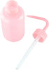 2Pcs 150ml Tattoo Bottle, 5oz Plastic Wash Bottles, Lab Squeeze Bottle for Watering Irrigation (Pink)