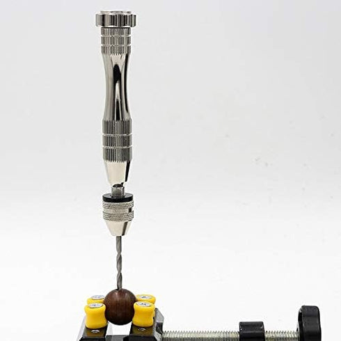 Pin Vise Hand Drill for Resin Casting Molds, Steel Hand Drill with 20 PCS Drill Bits (0.8-3 mm)
