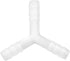 Joywayus Plastic Hose Barb 9mm - Equal 3 Way Y Shaped Fitting Tube Adapter, Pack of 8