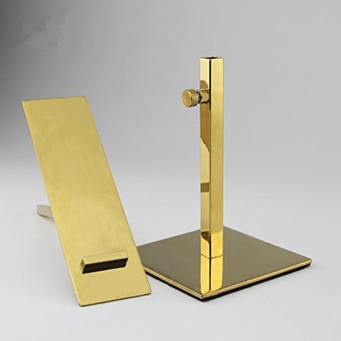 Adjustable Gold Stainless Steel Shoe Display Stand Holder