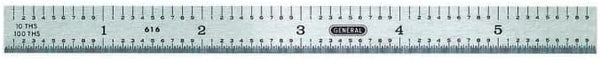 General Industrial Steel Rules, 6 in (318-676)