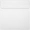 LUXPaper Square Invitation Envelopes | Peel & Press | 5 3/4" x 5 3/4" | White | 100% Recycled | 80lb. Text | 50 Qty by LUXPaper