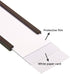C Channel Magnetic Label Holders 1x3 Inches with Paper Inserts, Pack of 30, Magnetic Data Card Holders