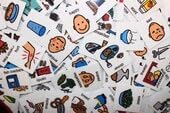 Smile4Autism Small 1.5"x1.5" Loose Visual Picture Cards, Receptive and Expressive Language, Speech