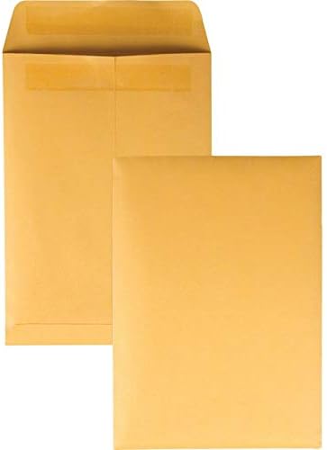Quality Park Catalog Envelopes, Redi-Seal, Brown Kraft, 7.5 x 10.5, 250 Count (43462)