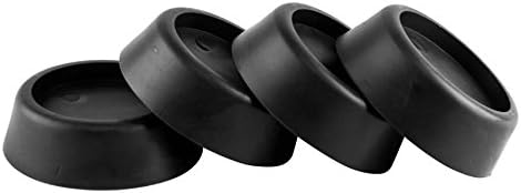 Super Silent Washer and Dryer Antivibration Pads, 4 Solid Anti Vibration Rubber Pads for Stabilizing