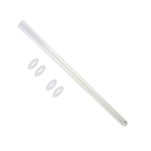 HQUA-OWS-12Q Quartz Sleeve for OWS 12GPM Water Purifier, Includes 4 O-Rings