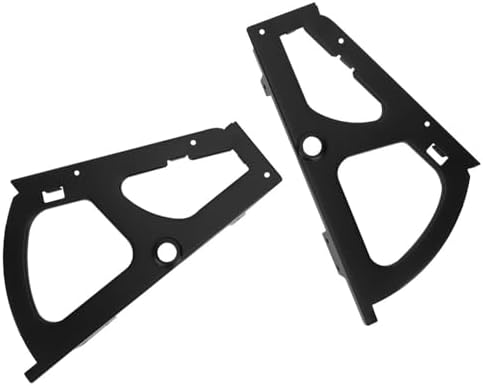 Chiffonade 2pcs Stainless Steel Shoe Cabinet Hinges with Turning Rack - Black Replacement Fittings for Drawer Flip