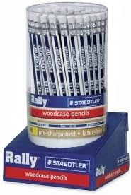 Pencil,No. 2, Presharpened, Latex-free Eraser, Hexagonal, 72 pcs by STAEDTLER